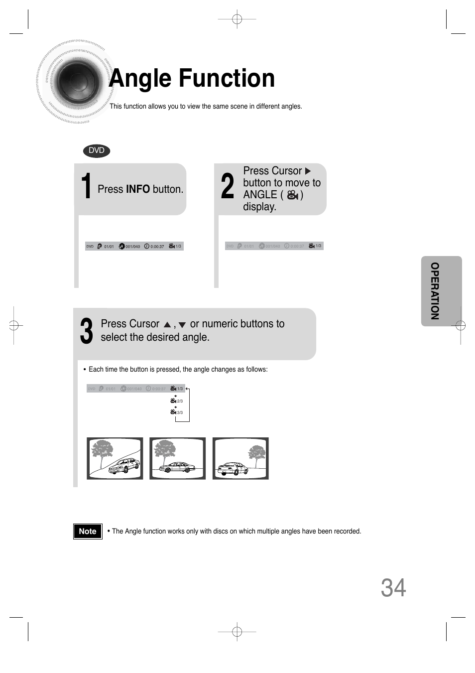 Angle function | Samsung HT-DS630T User Manual | Page 35 / 76