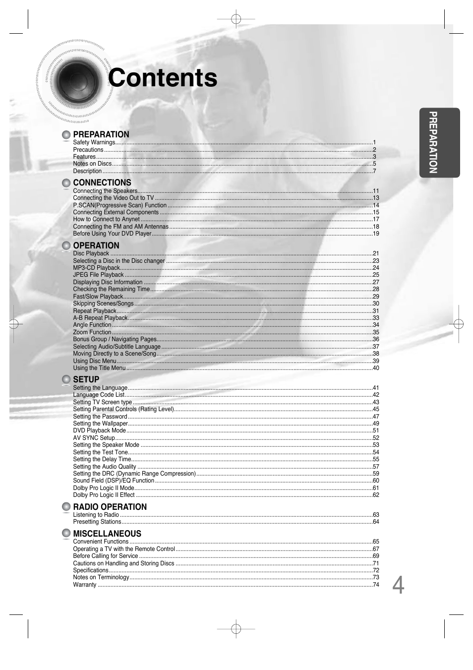 Samsung HT-DS630T User Manual | Page 5 / 76