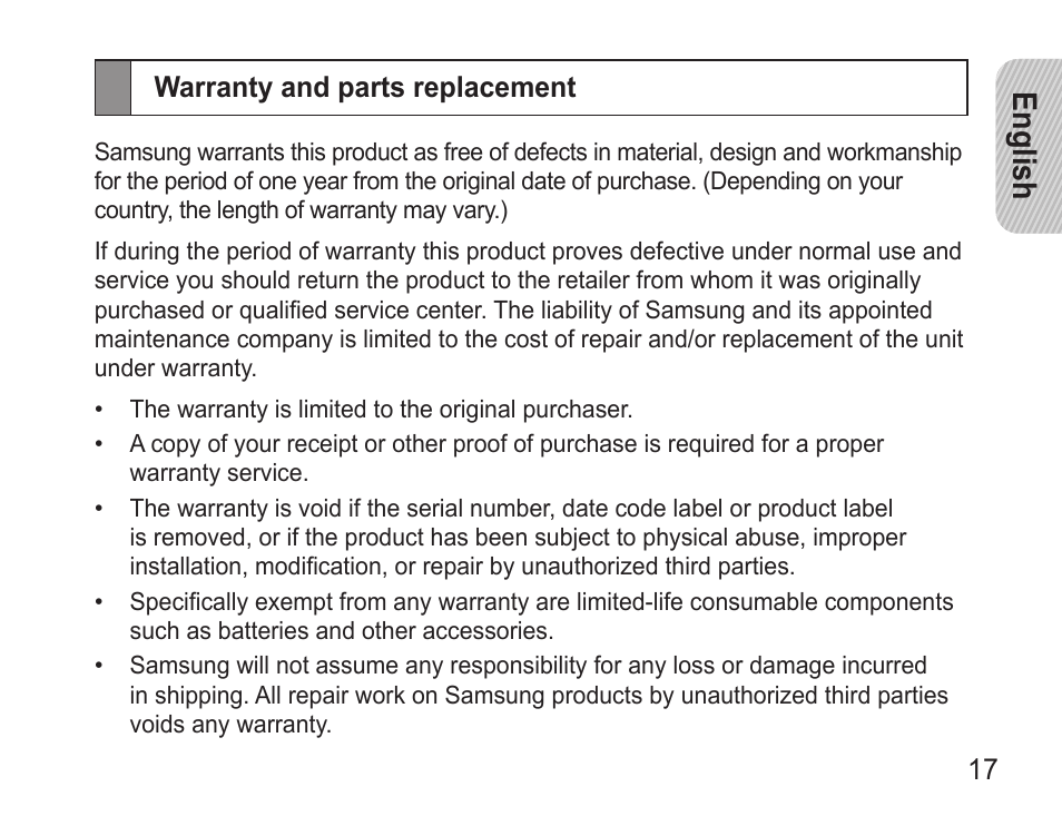 English | Samsung GH68-22914A User Manual | Page 20 / 39