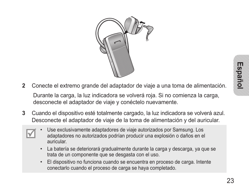 Español | Samsung GH68-22914A User Manual | Page 26 / 39