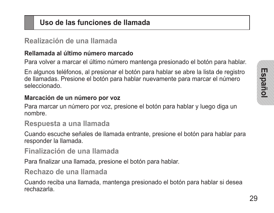 Español | Samsung GH68-22914A User Manual | Page 32 / 39
