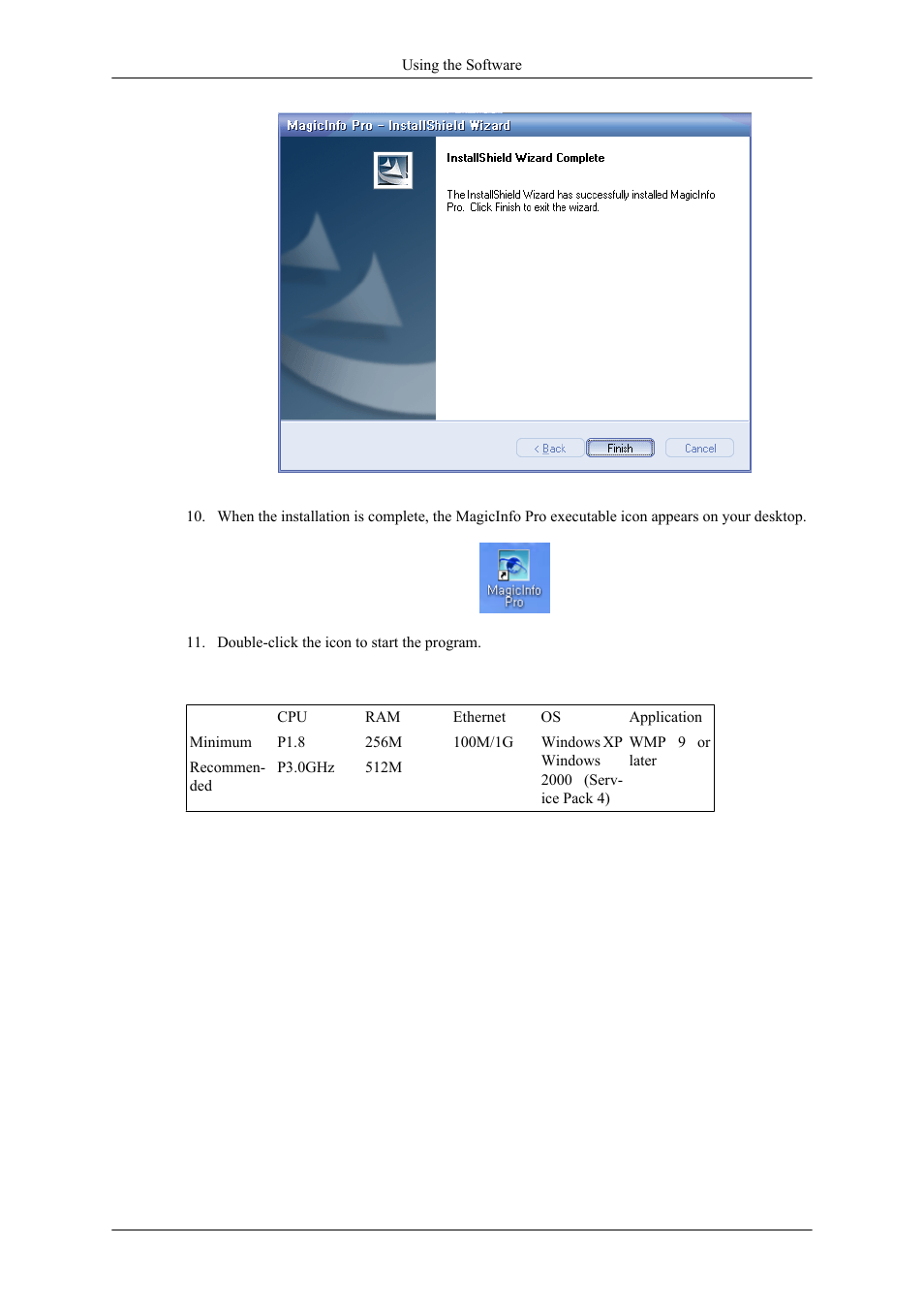 System requirements | Samsung 400MPN User Manual | Page 50 / 130