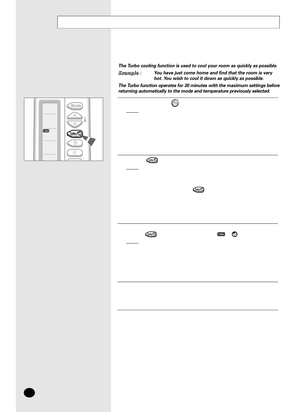 Changing the room temperature quickly | Samsung AMF09C2E User Manual | Page 12 / 24