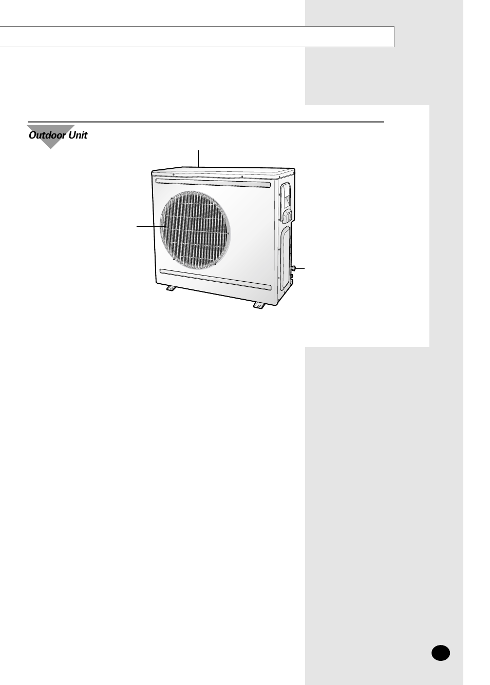 Outdoor unit | Samsung AMF09C2E User Manual | Page 5 / 24