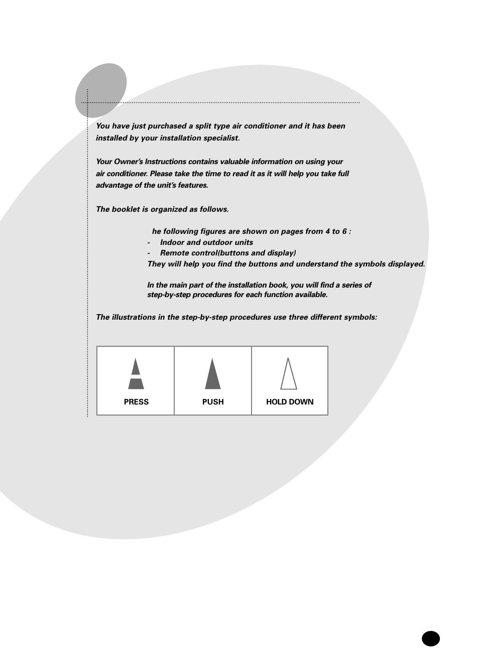 Etting started | Samsung AMF09C2E User Manual | Page 7 / 24