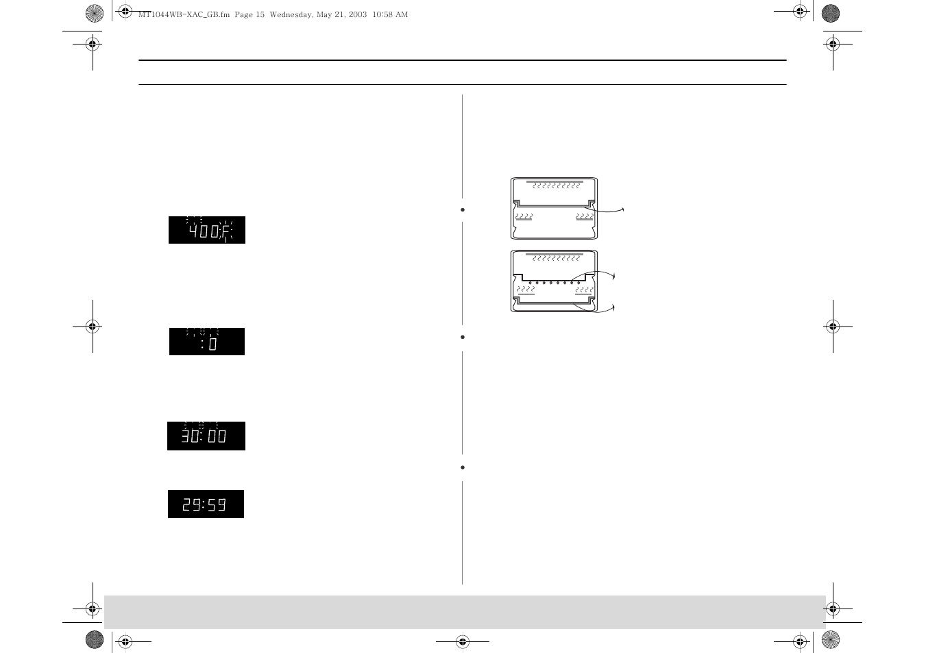 Baking, Operation | Samsung MT1044CB User Manual | Page 15 / 36