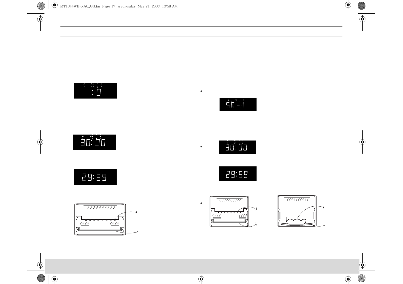 Broiling, Speed cooking, Operation | Samsung MT1044CB User Manual | Page 17 / 36