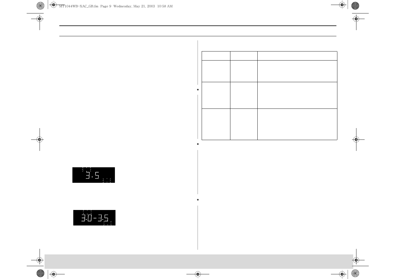 Using the stop/clear button, Using the instant cook buttons, Operation | Samsung MT1044CB User Manual | Page 9 / 36