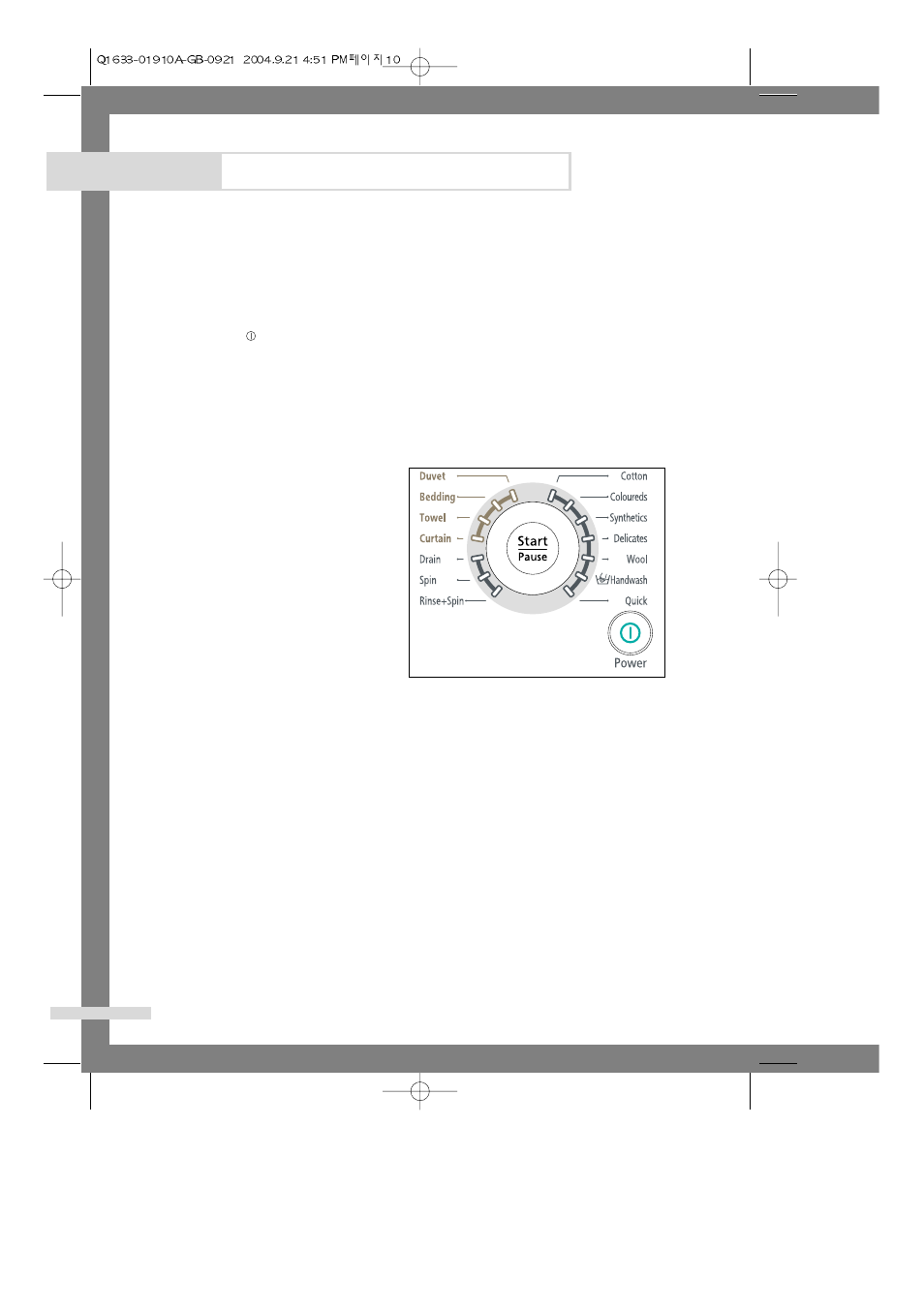 Washing clothes using fuzzy logic, Washing a load of laundry | Samsung SyncMaster 570 Q1633 User Manual | Page 12 / 24