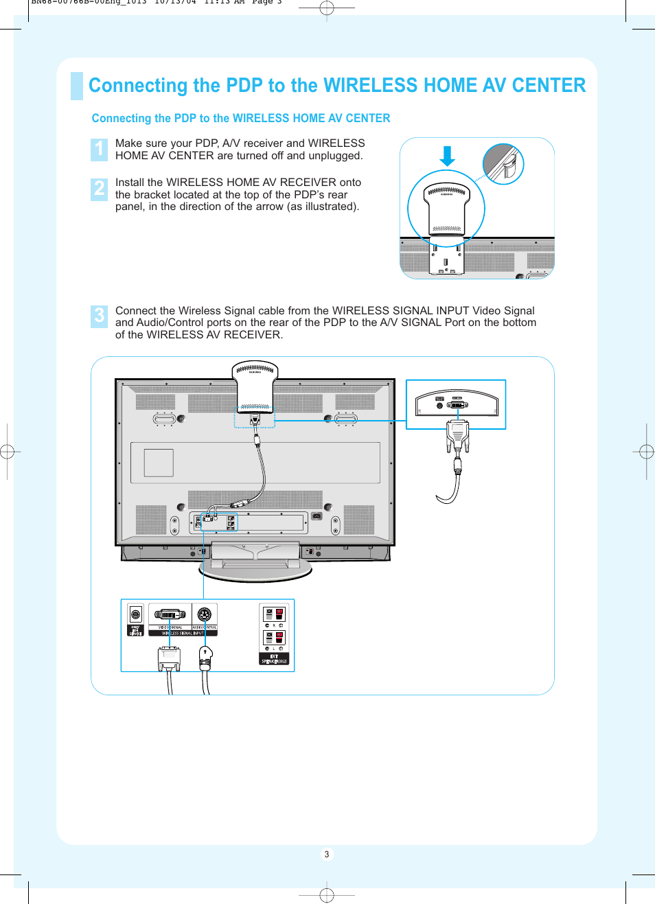 Samsung HP-P5091 User Manual | Page 3 / 12