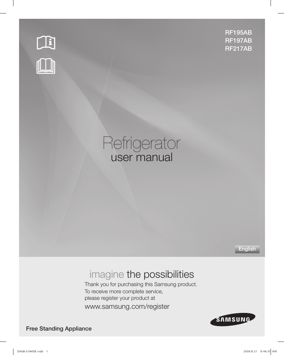 Samsung RF217AB User Manual | 34 pages