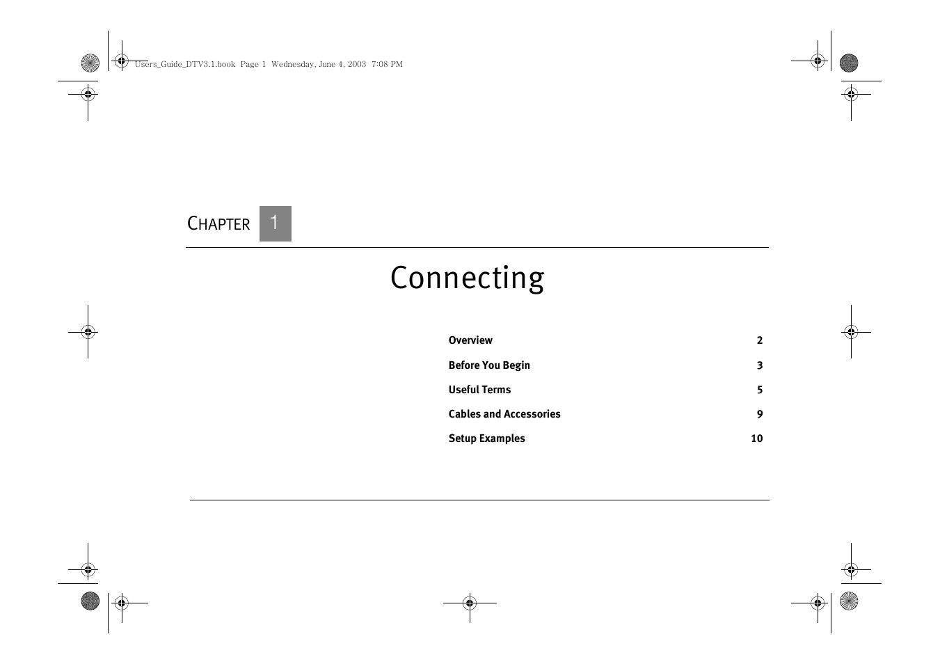 Chapter 1 connecting, Connecting | Samsung SIR-S4080R User Manual | Page 10 / 175