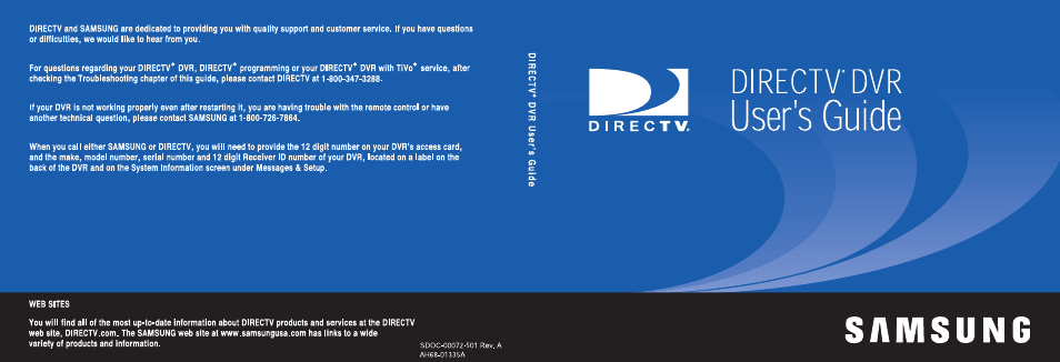 Samsung SIR-S4080R User Manual | Page 175 / 175