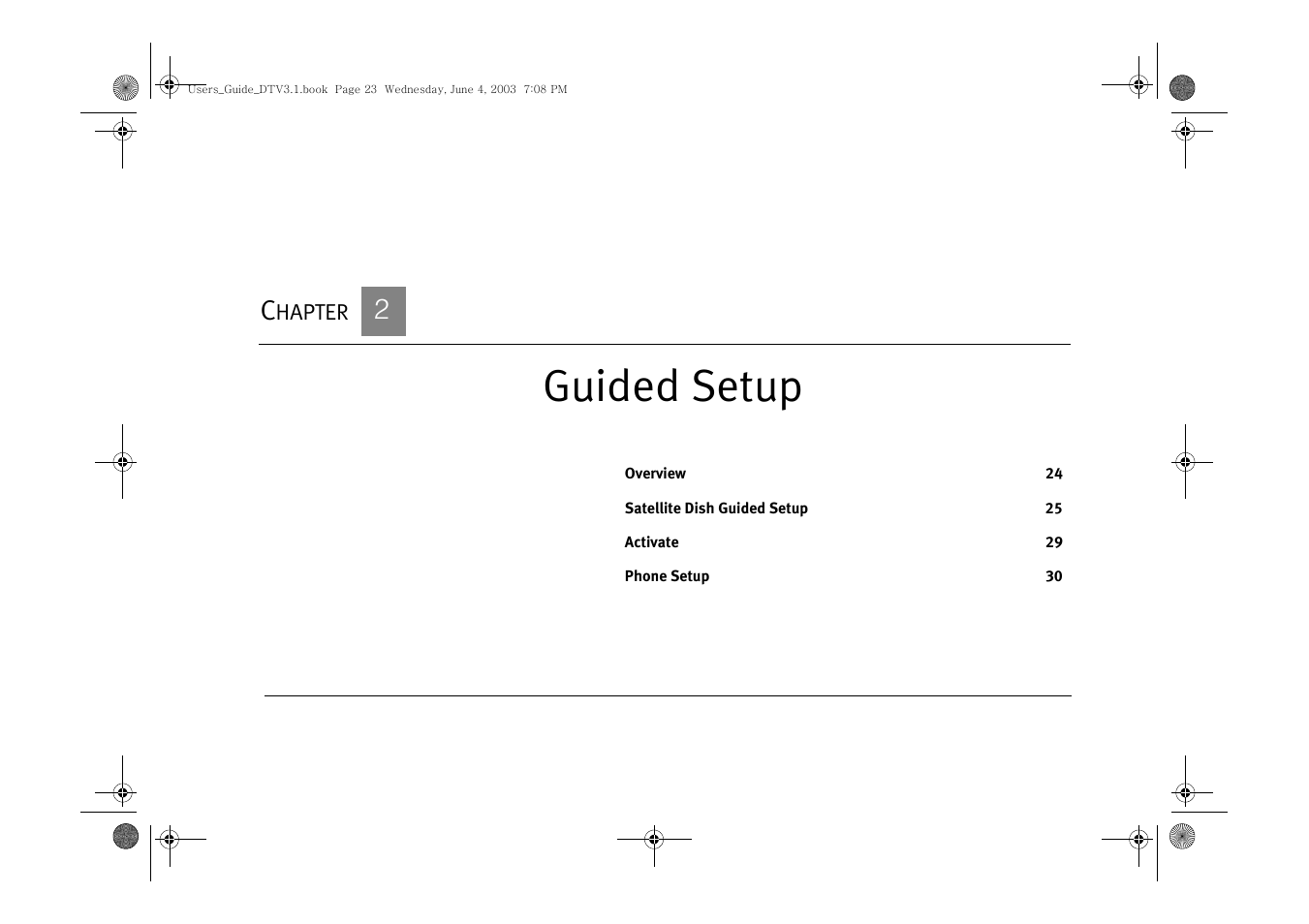 Chapter 2 guided setup, Guided setup | Samsung SIR-S4080R User Manual | Page 32 / 175