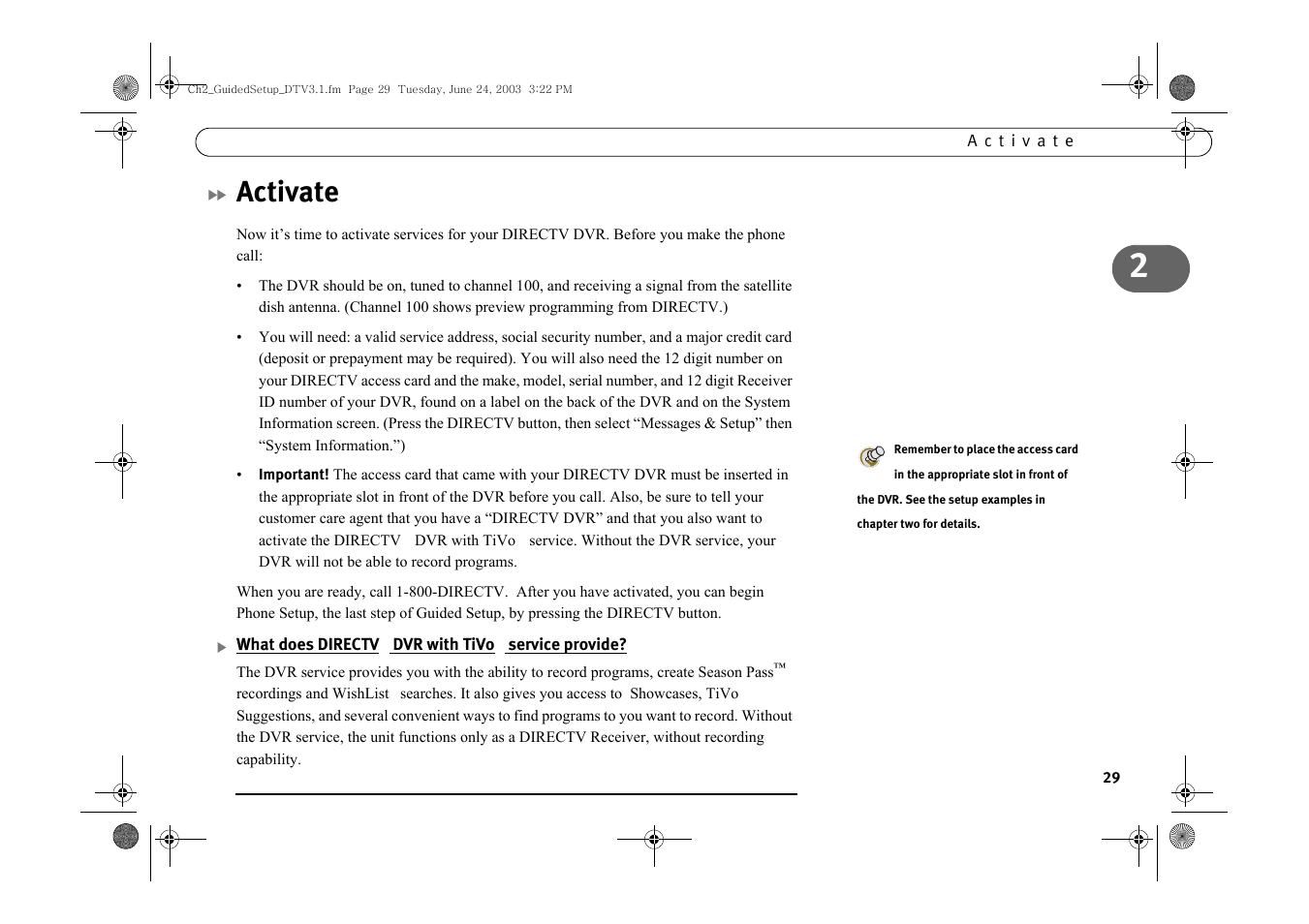 Activate | Samsung SIR-S4080R User Manual | Page 38 / 175