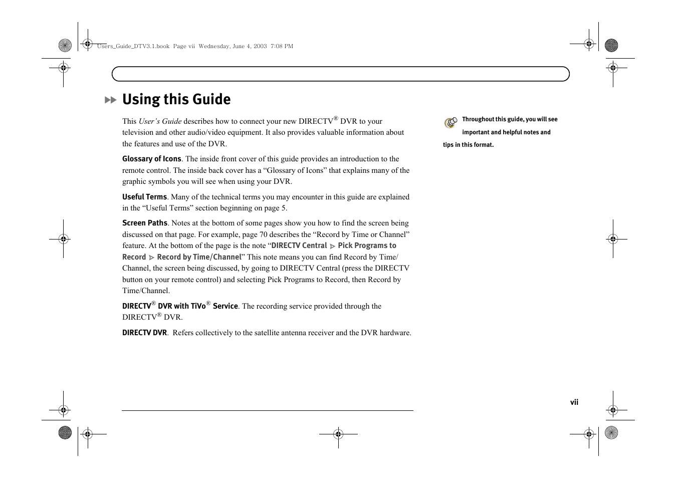 Using this guide | Samsung SIR-S4080R User Manual | Page 8 / 175