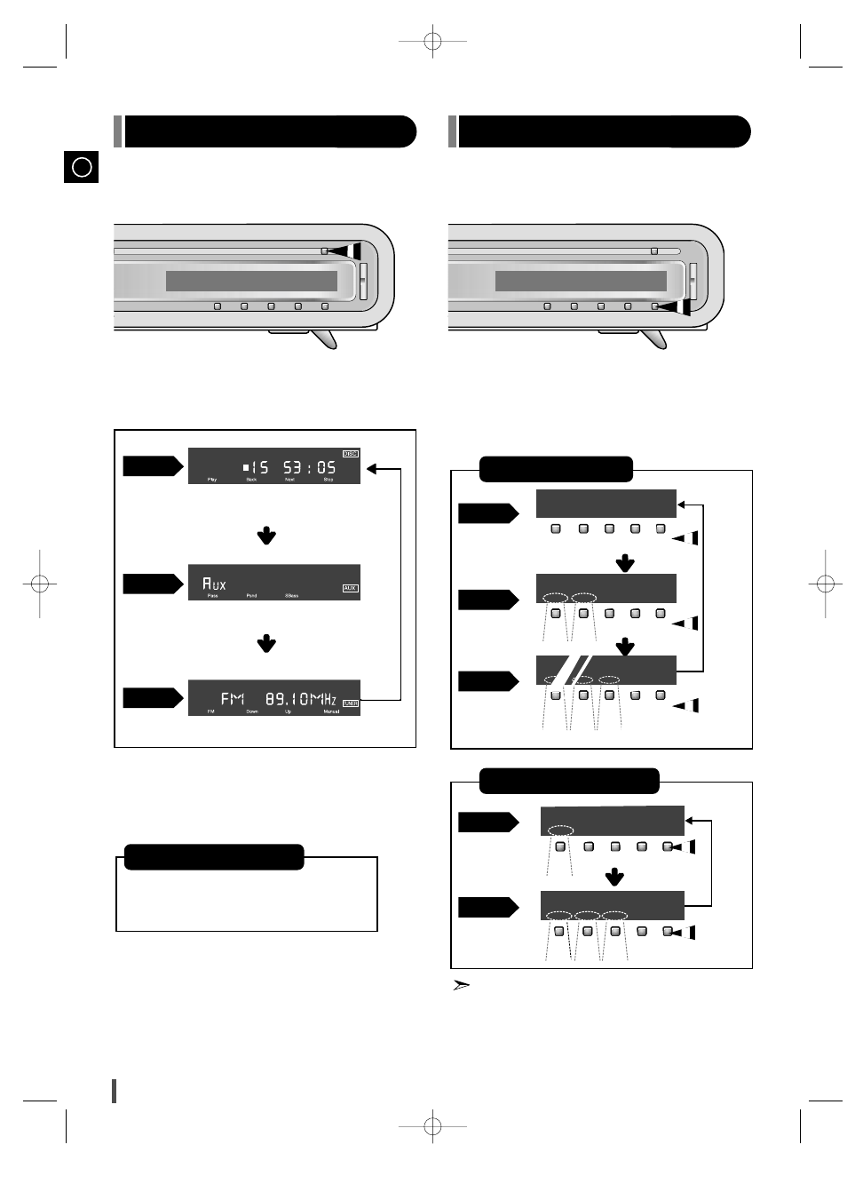 Using the function button, Using the mode button, Function | Mode, Using the, Button using the, Button, During cd operation, During tuner operation about the mode button | Samsung EV-1S User Manual | Page 10 / 23