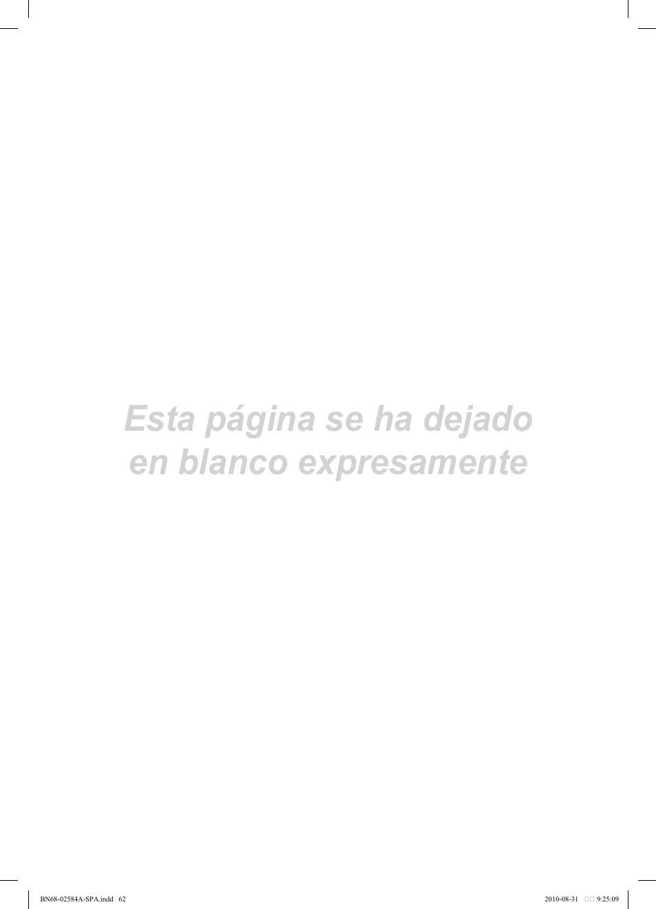Esta página se ha dejado en blanco expresamente | Samsung 750 User Manual | Page 122 / 184