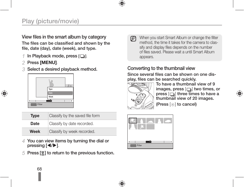 Play (picture/movie) | Samsung AD68-04519A User Manual | Page 68 / 100