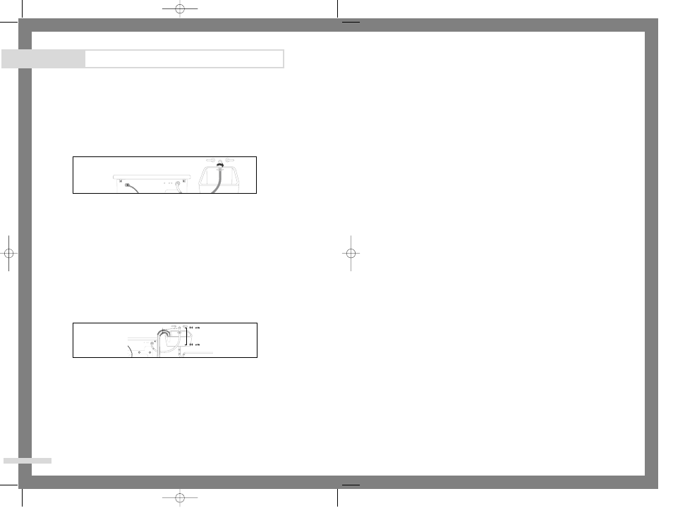 Connecting the water supply hose, Positioning the drain hose, Installing the washing machine | Samsung SWF-P8 User Manual | Page 6 / 20