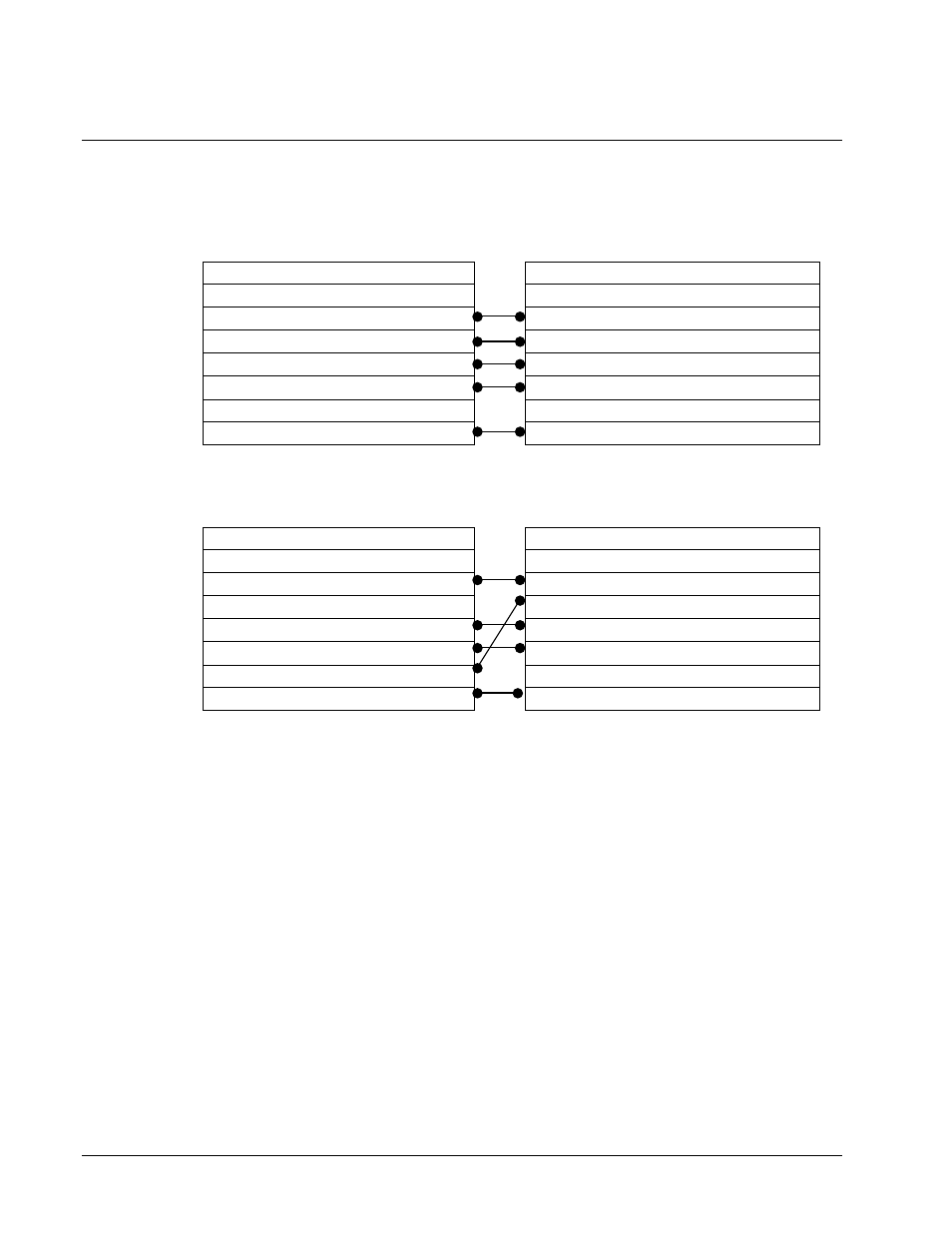 Connection information, Srp 270 to crs cash drawer (drawer #1), Srp 270 to crs cash drawer (drawer #2) | Samsung DOT MATRIX SRP-270 User Manual | Page 12 / 13