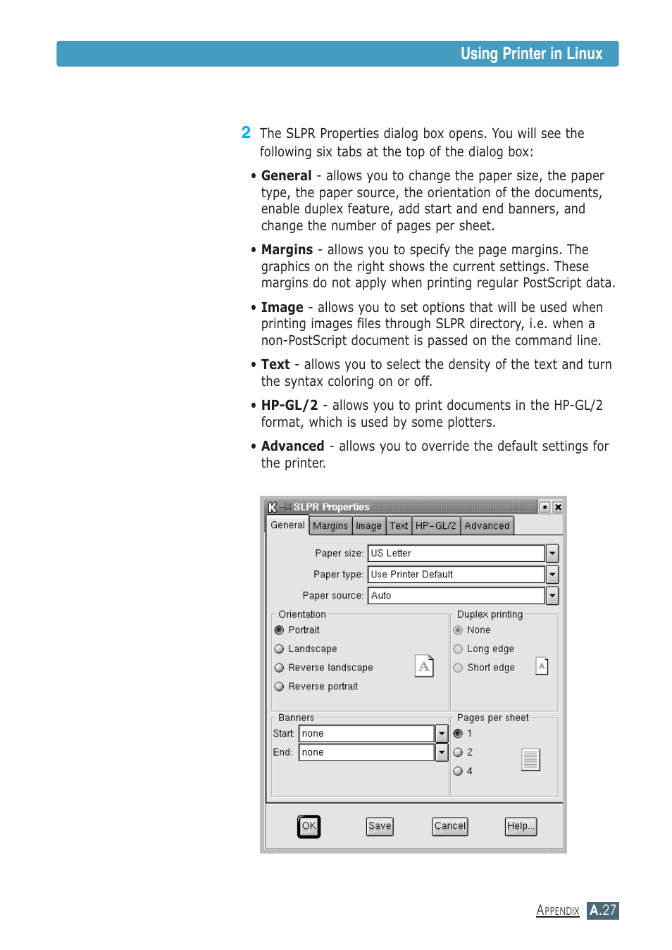 Using printer in linux 2 | Samsung ML-1430 User Manual | Page 138 / 143