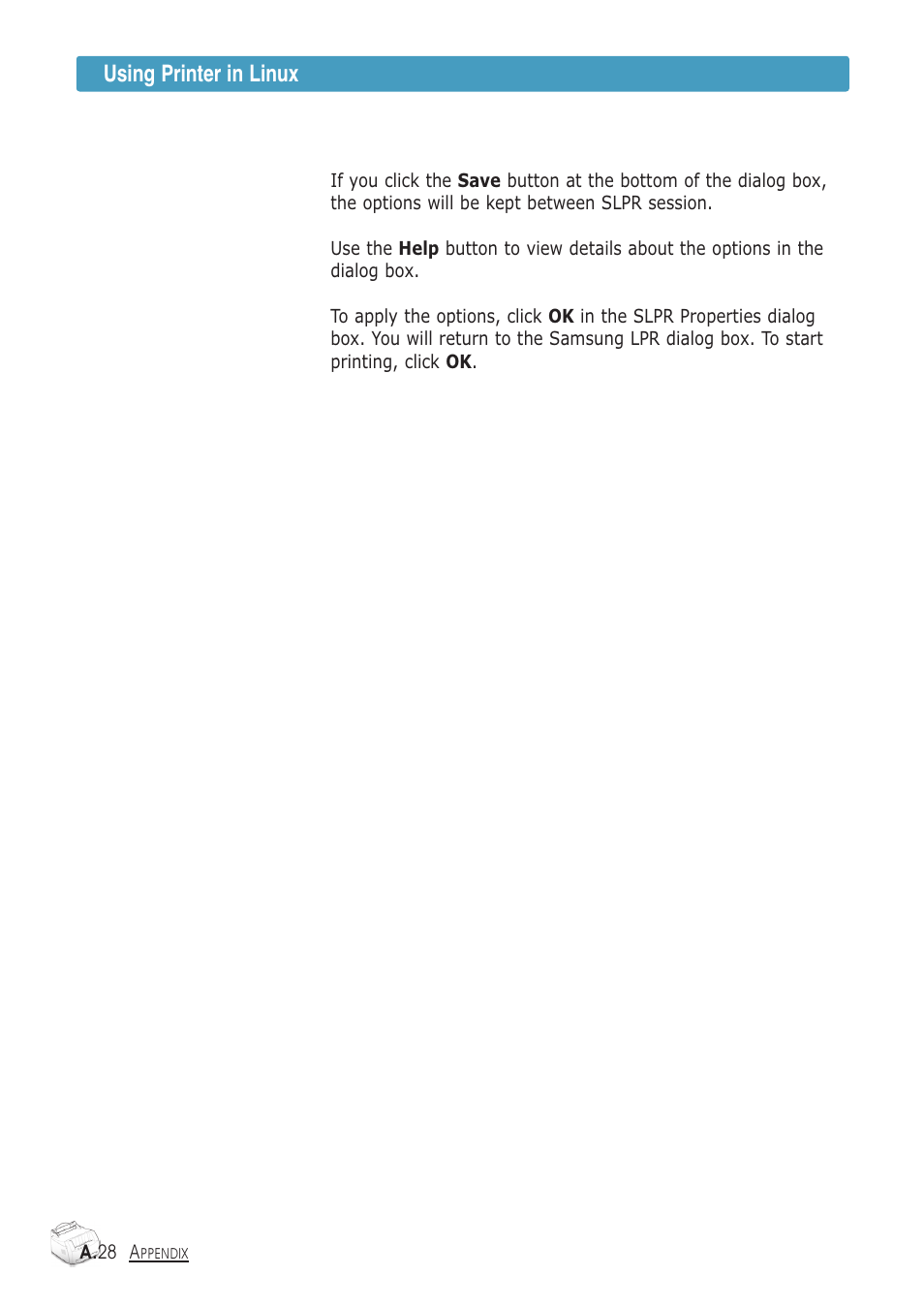 Using printer in linux | Samsung ML-1430 User Manual | Page 139 / 143