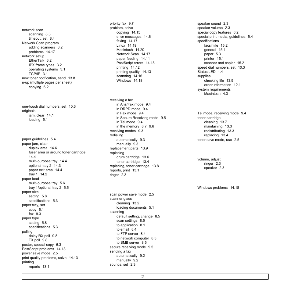 Samsung SCX-6322DN User Manual | Page 102 / 148