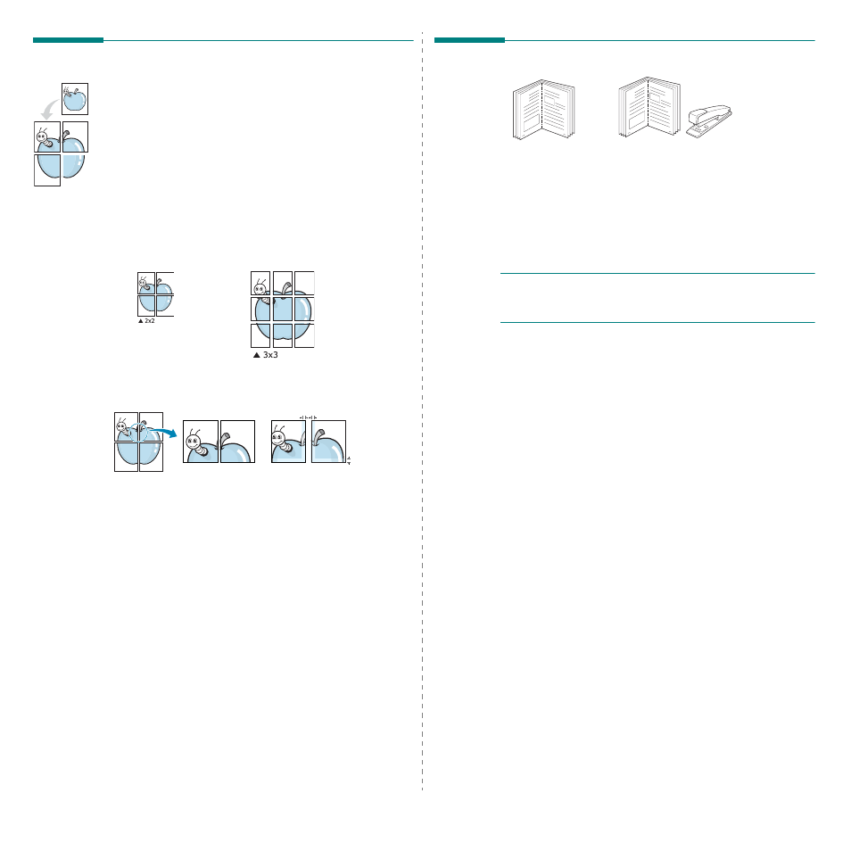 Printing posters, Printing booklets, Printing posters printing booklets | Samsung SCX-6322DN User Manual | Page 122 / 148