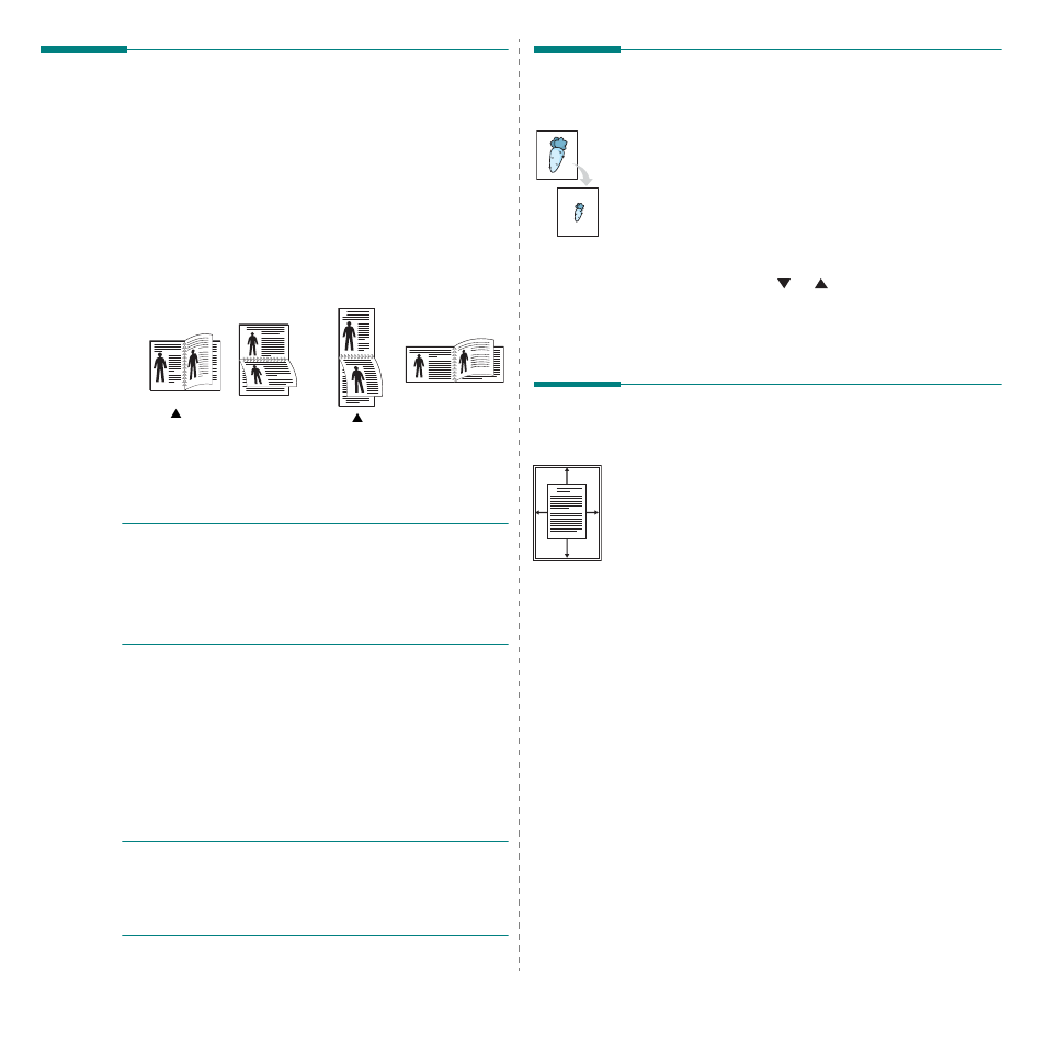 Printing on both sides of paper, Printing a reduced or enlarged document, Fitting your document to a selected paper size | E “printing a reduced or enlarged document” on, Fitting your document to a selected paper | Samsung SCX-6322DN User Manual | Page 123 / 148
