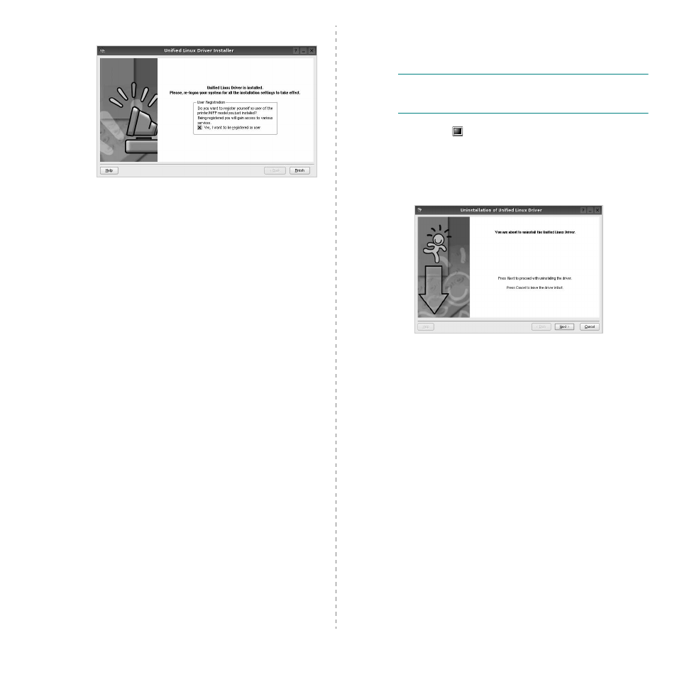 Uninstalling the unified linux driver | Samsung SCX-6322DN User Manual | Page 134 / 148