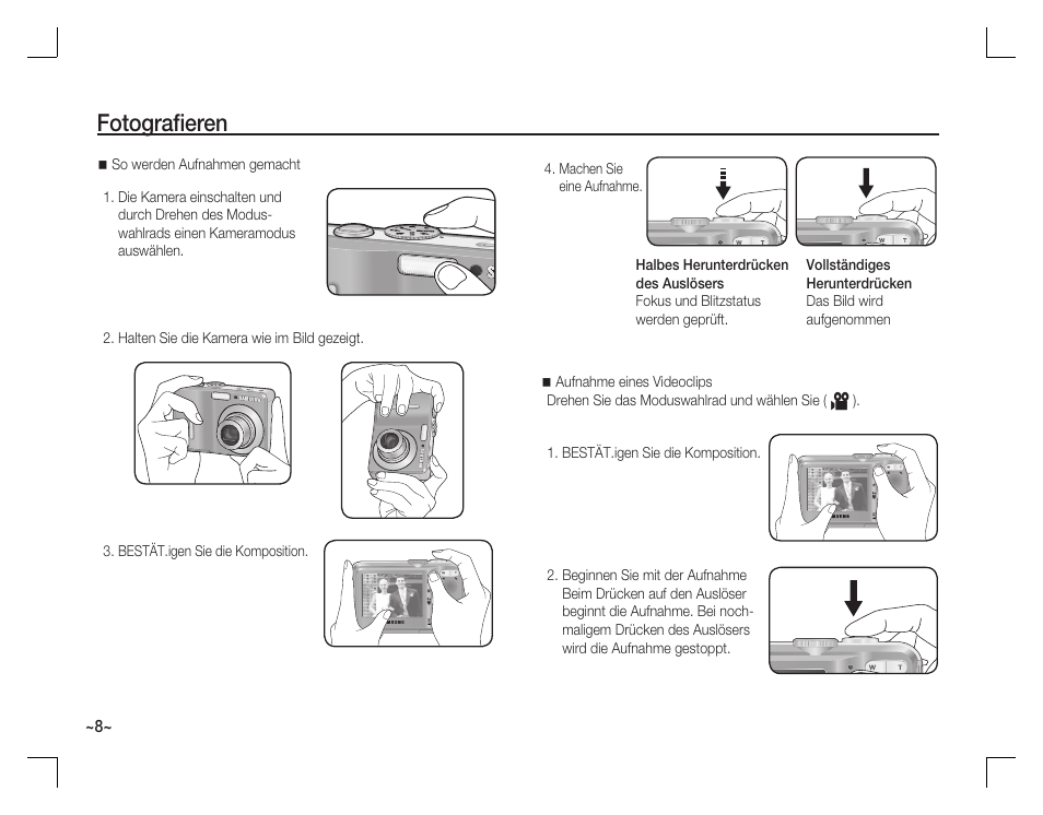 Fotografi eren | Samsung D860 User Manual | Page 25 / 98