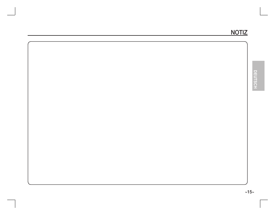 Notiz | Samsung D860 User Manual | Page 32 / 98