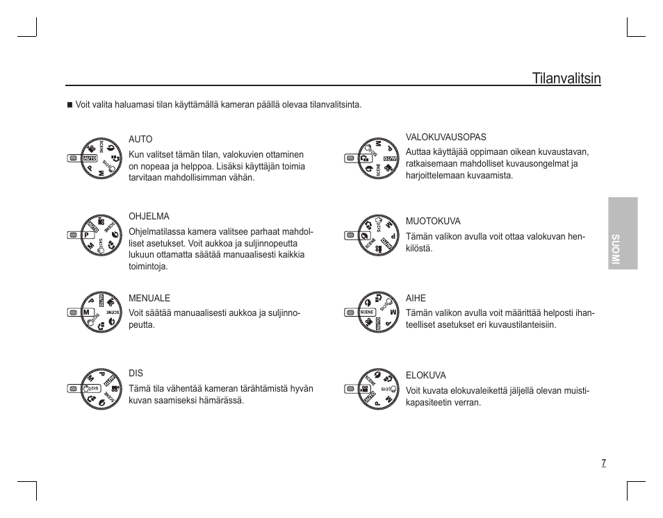 Tilanvalitsin | Samsung D860 User Manual | Page 40 / 98