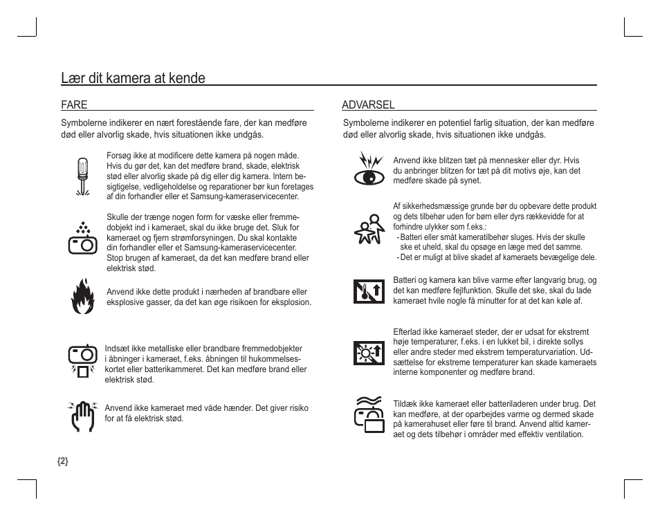 Lær dit kamera at kende | Samsung D860 User Manual | Page 67 / 98