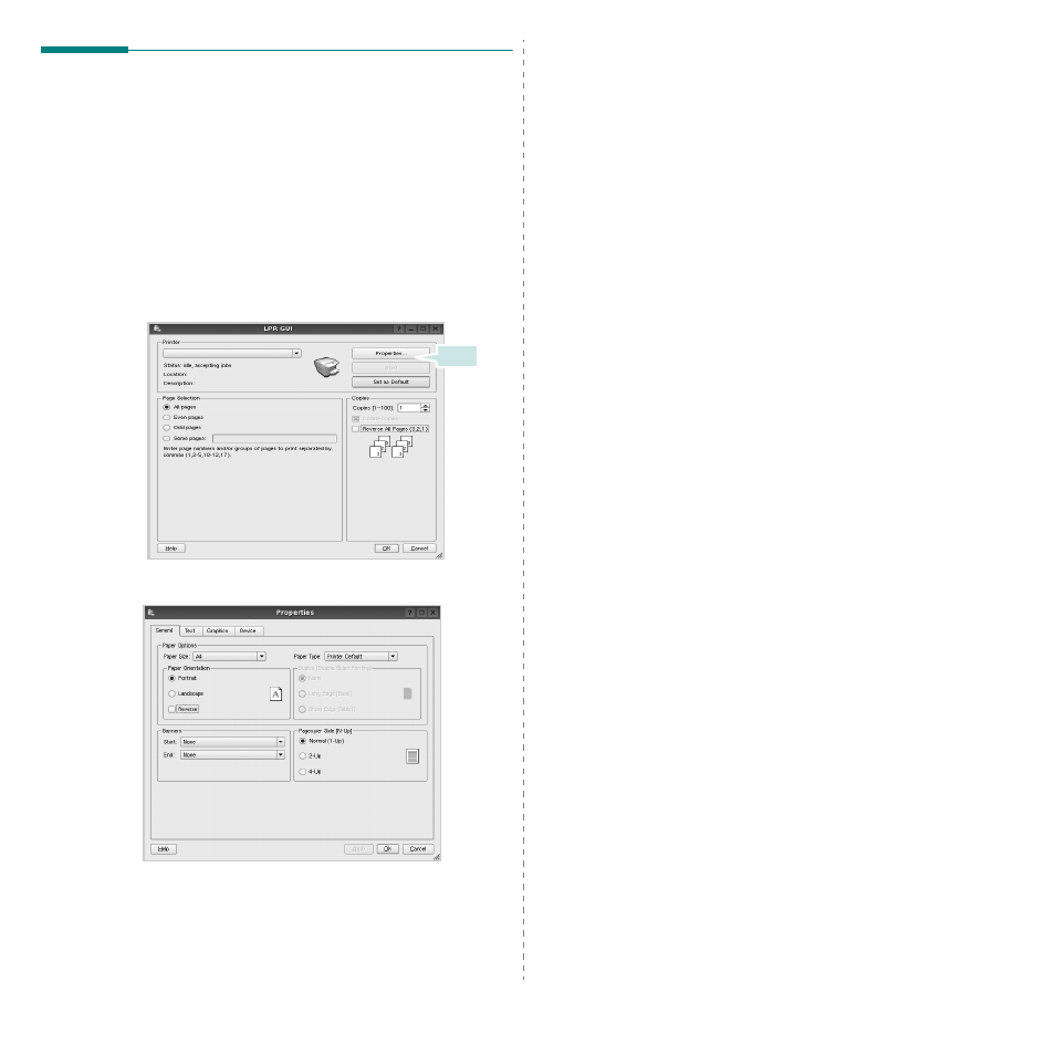 Printing a document, Printing from applications, Printing files | Printing from applications printing files | Samsung CLX-3175FN User Manual | Page 207 / 218