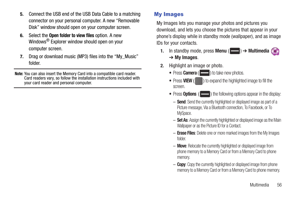 My images | Samsung DFX-5000 User Manual | Page 59 / 112