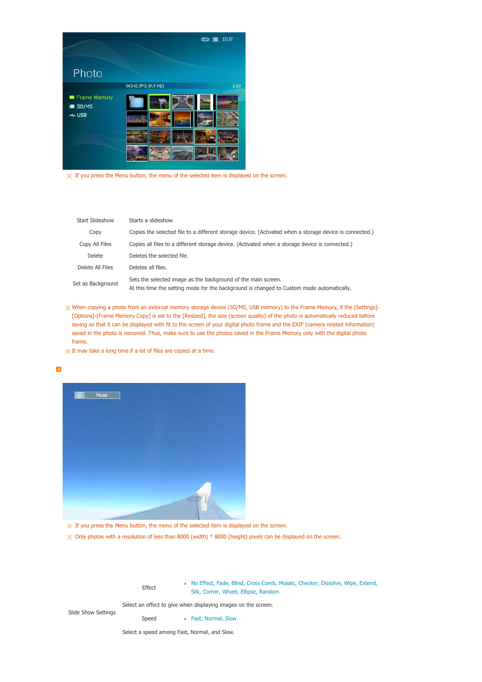 Samsung SPF-86P User Manual | Page 15 / 29