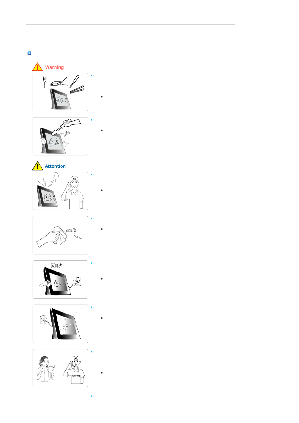 Using and cleaning | Samsung SPF-86P User Manual | Page 5 / 29