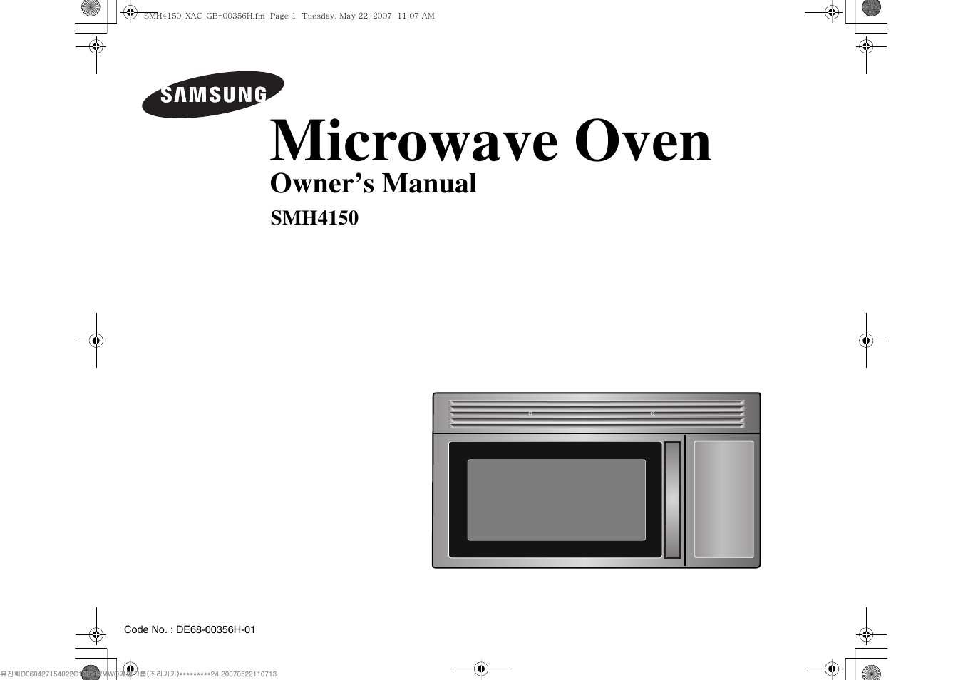 Samsung DE68-00356H-01 User Manual | 28 pages