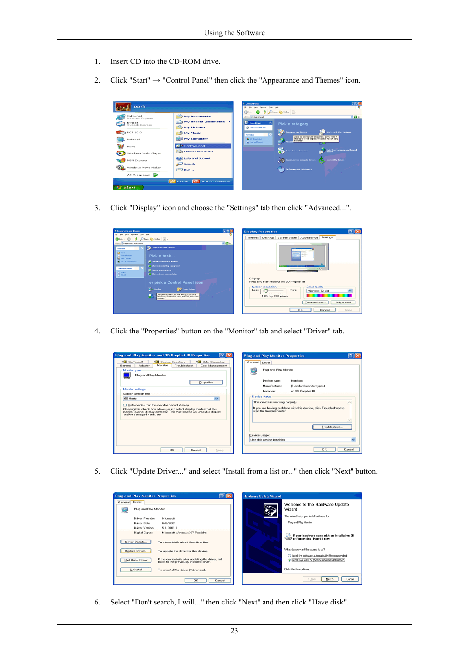 Samsung 2043WM User Manual | Page 24 / 74