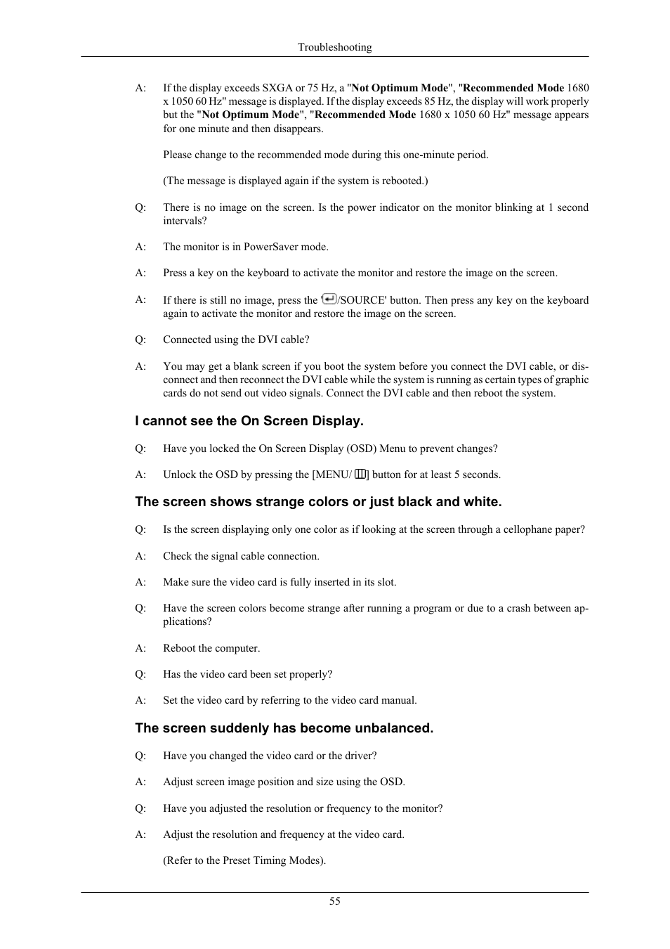 Samsung 2043WM User Manual | Page 56 / 74