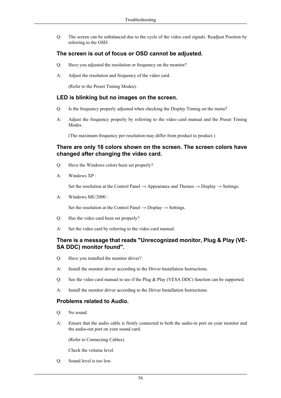 Samsung 2043WM User Manual | Page 57 / 74