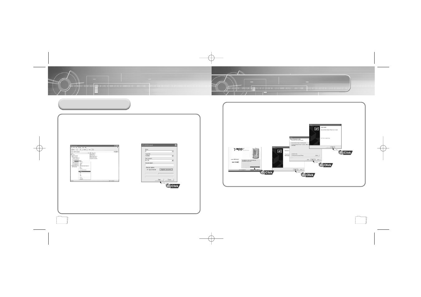 Formatting, Installing cd ripper | Samsung YP-N30S User Manual | Page 13 / 28