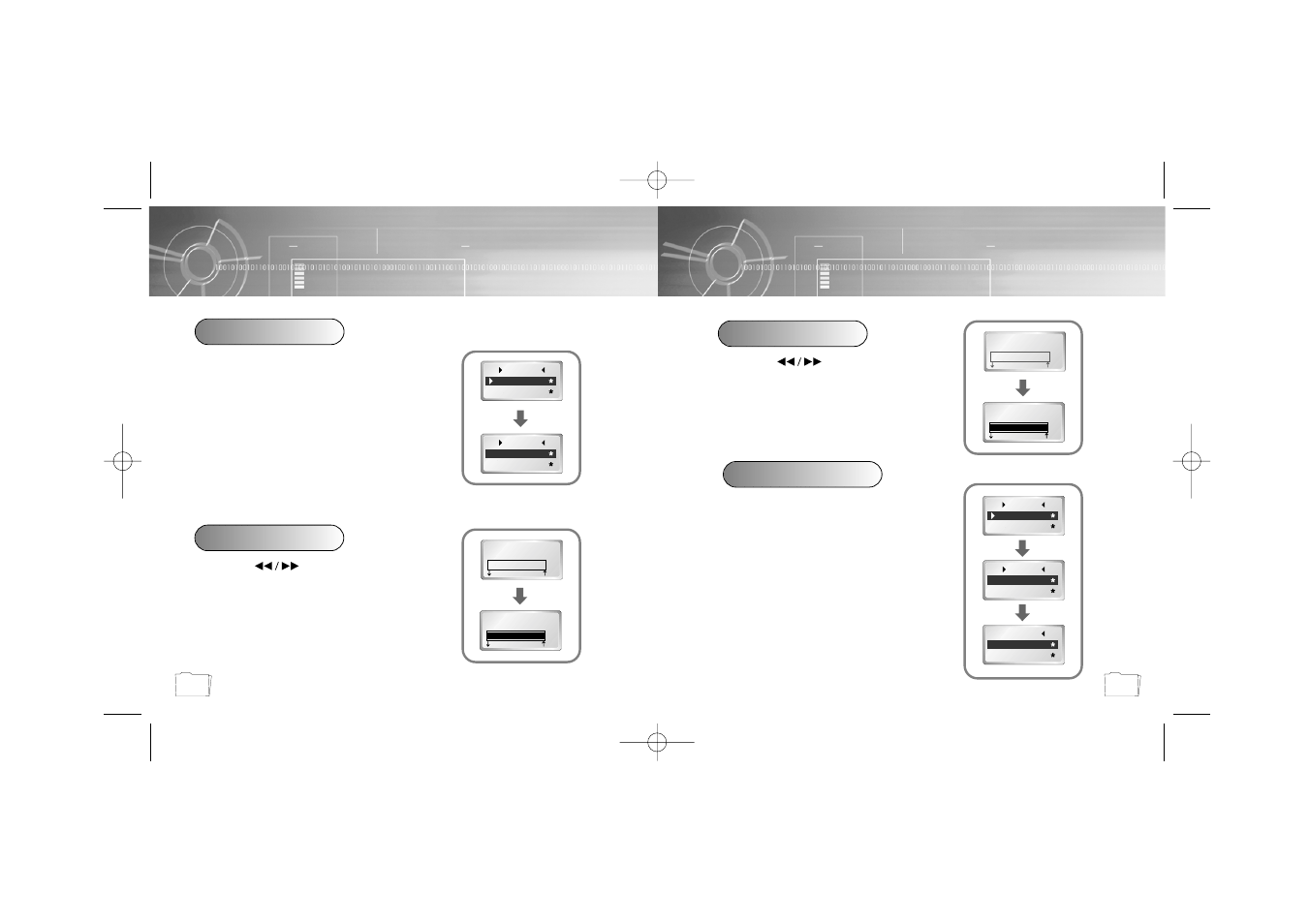 Back-light, Scroll speed, Contrast | Auto off | Samsung YP-N30S User Manual | Page 21 / 28