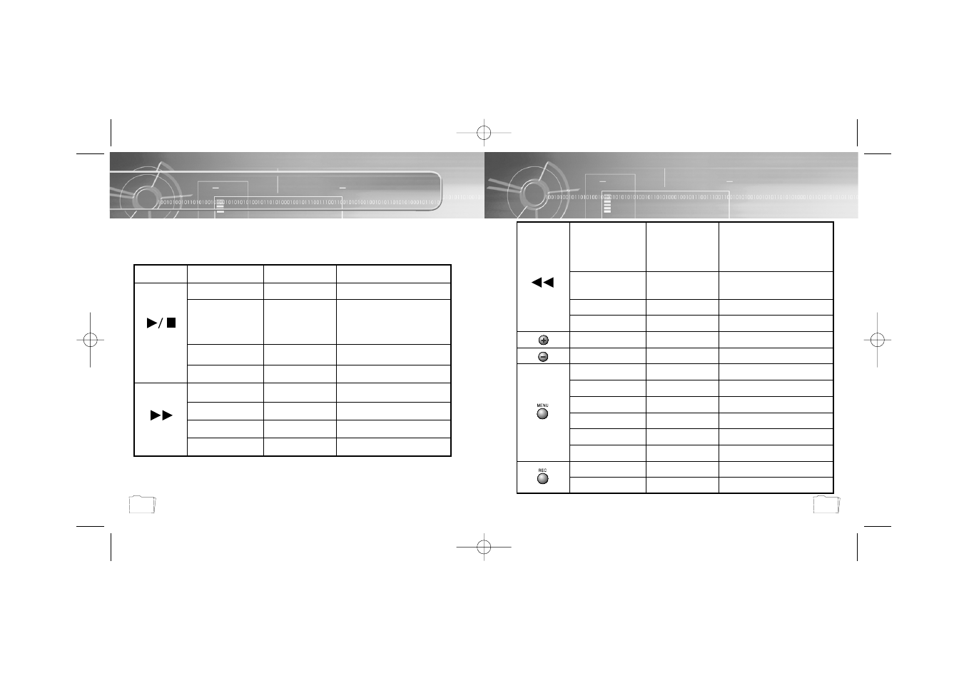 Description of buttons (yepp player) | Samsung YP-N30S User Manual | Page 22 / 28