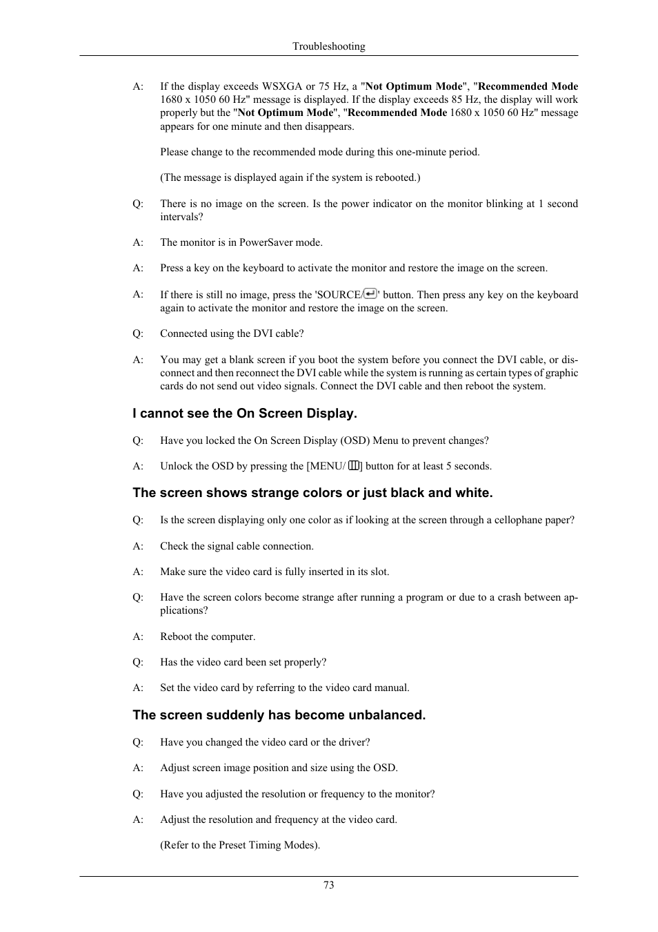 Samsung 2263UW User Manual | Page 74 / 88