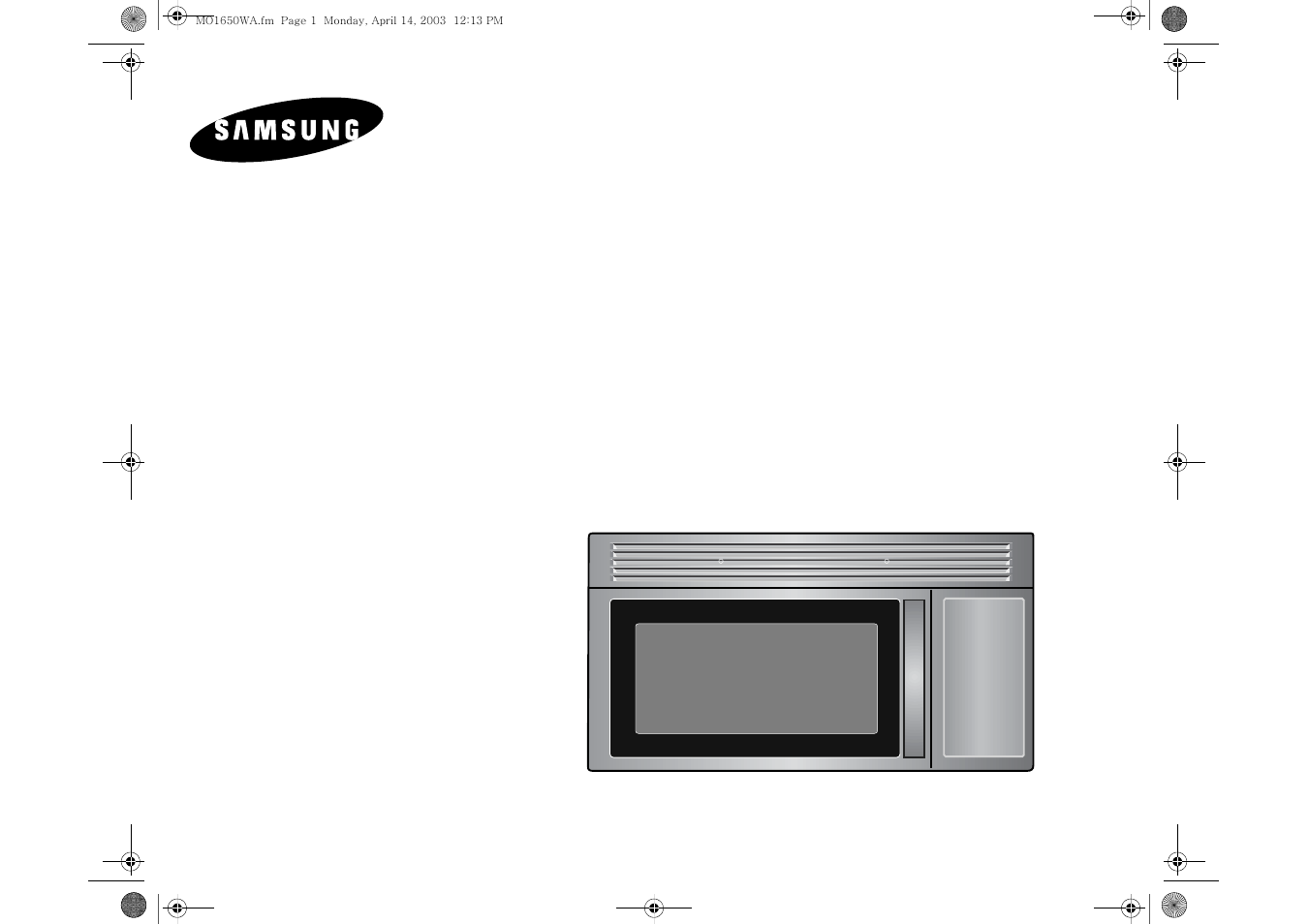 Samsung MO1650WA User Manual | 36 pages