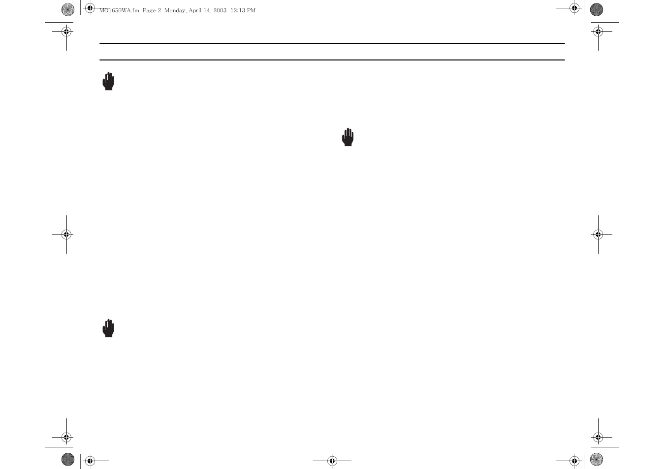 Hese, Nstructions, Warning | Recautions to, Void, Ossible, Xposure to, Xcessive, Icrowave, Nergy | Samsung MO1650WA User Manual | Page 2 / 36
