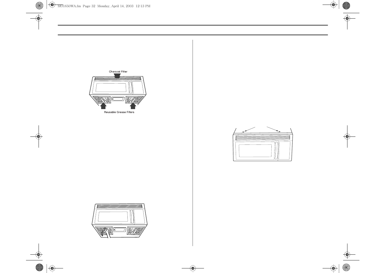 Appendix exhaust feature | Samsung MO1650WA User Manual | Page 32 / 36